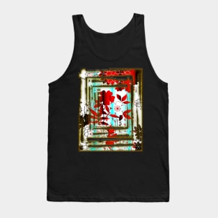 Japanese Cherry Blossom Print Retro Vintage Traditional 415 Tank Top